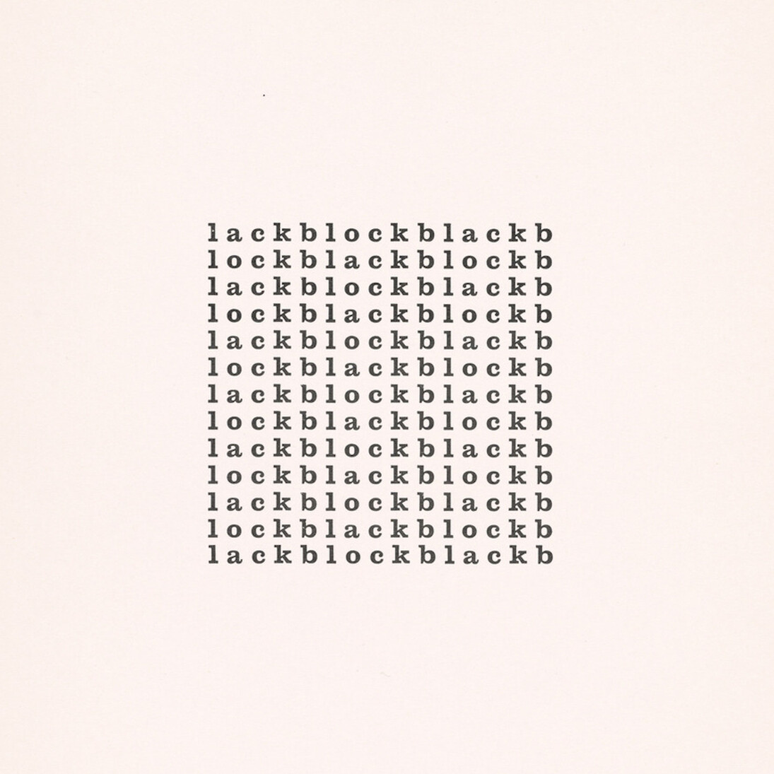 Concrete Poetry. Courtesy of  J. Paul Getty