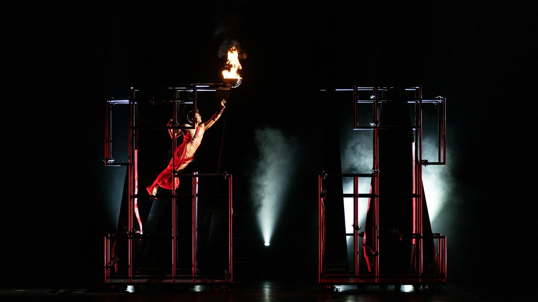 L’étoile Roberto Bolle protagonista nella magica cornice del Parco archeologico per uno spettacolo singolare: Prometeo, foto di Mariangela Di Natale