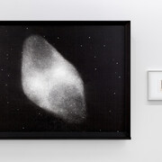 Dust (Fog II), 2017, Mixed media, Painting:121x160x7cm⏐475/8 x63x23/4 in Drawing with frame: 31 x 41 cm | 12 3/16 x 16 1/8 in. Courtesy the Artist and Perrotin
