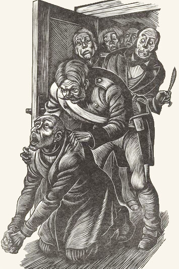 Illustrations by Fritz Eichenberg for Dostoevsky’s Crime and Punishment, 1938