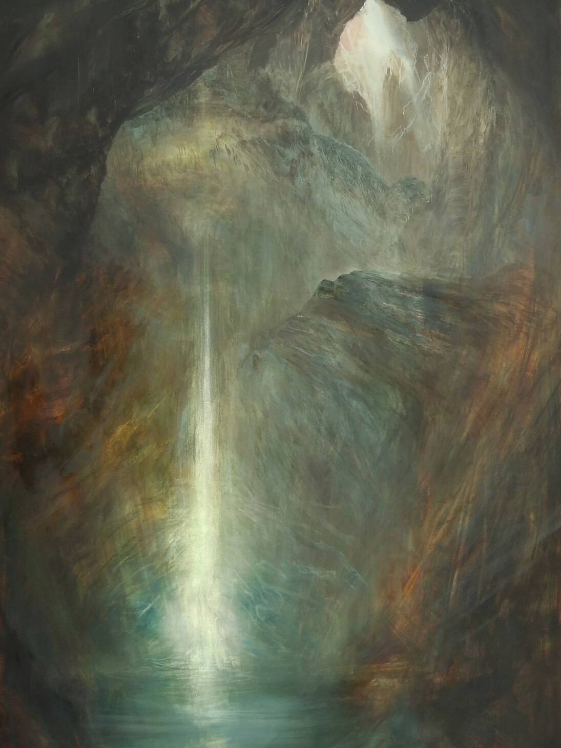 James Naughton, Cave, 120 x 70 cm