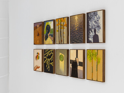 Miho Ichise, T-10 project, exhibition view. Courtesy of Alzueta Gallery