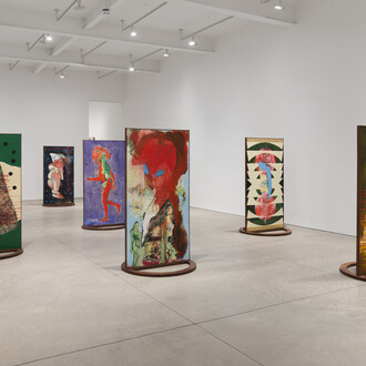 Olivia van Kuiken, Bastard rhyme, exhibition view. Courtesy of the artist, Matthew Brown, and Châteu Shatto, Los Angeles