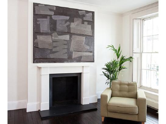 Anthony Faroux, Authors with secret connivances, 2013/2014, oil on canvas, 150 x 170 cm, courtesy of the artist and 43 Inverness Street  