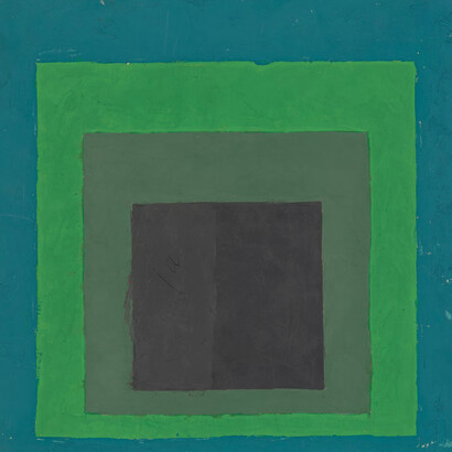 Josef Albers, Study for a Homage to the square, 1967/68. Courtesy of the Art Institute of Chicago