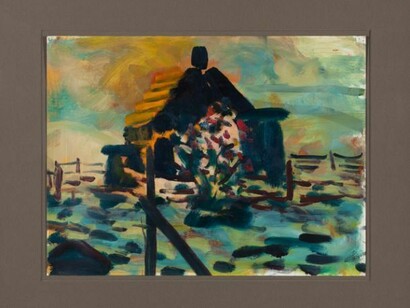 Paul Housley, Snowscape, 2007, oil on paper, Copyright the Artist, Photographs courtesy of Belmacz