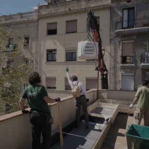 Construcción del primer proyecto «Huertos in the Sky»