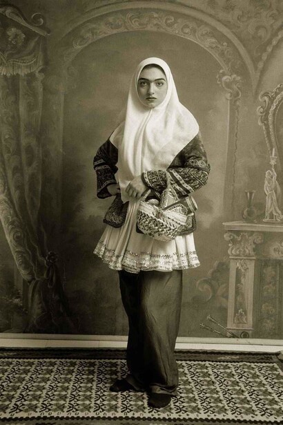 Shadi Ghadirian, Qajar #6, 1998, c-print, 90 x 60 cm, Courtesy l’artista e Officine dell’Immagine, Milano 