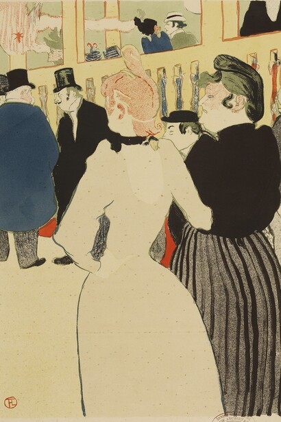 Henri de Toulouse-Lautrec. 02_Al Moulin Rouge La Goulue e sua sorella