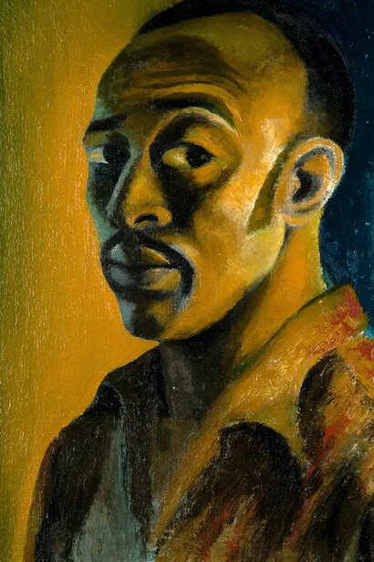 Gerard Sekoto, Self-portrait, 1947. Courtoisie du Centre Pompidou