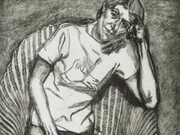 Lucian Freud, Bella in her Pluto T-shirt, 1995
Etching on paper, 68.5 x 59.8 cm; (27 x 23 1/2 in.), Edition of 36