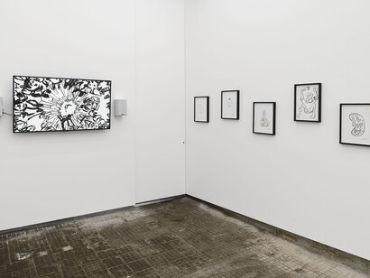 Bedwyr Williams. Huuuuuuge Thanks! Exhibition view. Courtesy of Frutta 