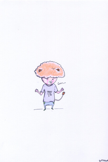 Misha Zaccour, Self-Portrait Triptych 3