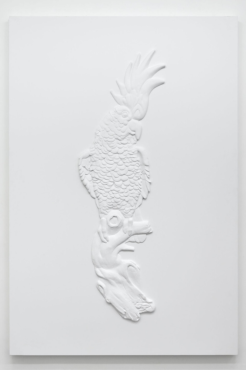 Ethan Cook Parrot, 2015 cast fiberglass, acrylic paint 272 x 183 x 11 cm