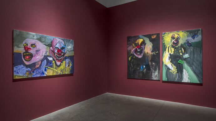Rainer Fetting, Exhibition view. Courtesy of Albertz Benda