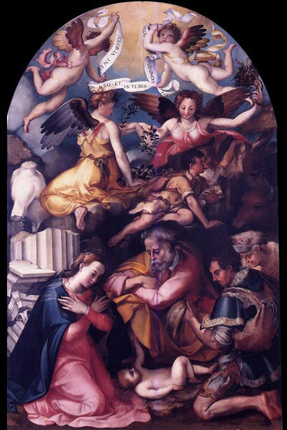 Carlo Portelli, Adorazione dei Pastori o Natività, Firenze, Chiesa di San Michele a San Salvi