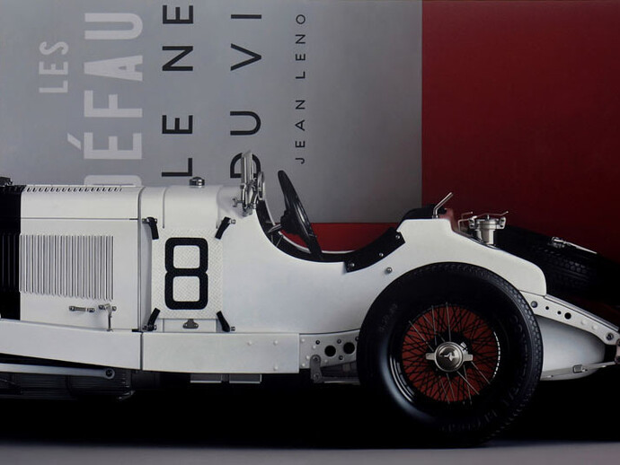 Pedro Campos, "Mercedes" Oil on Canvas, 97 x 162 cm