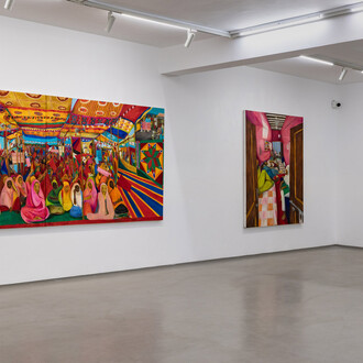 Aban Raza, Nothing human is alien to me, exhibition view. Courtesy of Galerie Mirchandani + Steinruecke