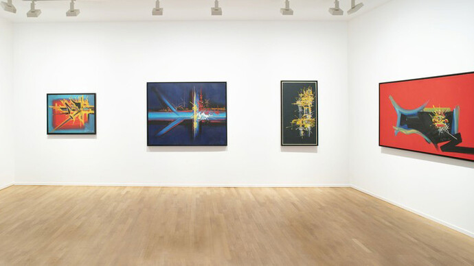 Georges Mathieu. Courtesy of Galerie Templon