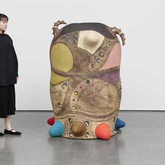 Simphiwe Mbunyuza, Ndlebentle’zombini, 2024. Courtesy of David Kordansky Gallery