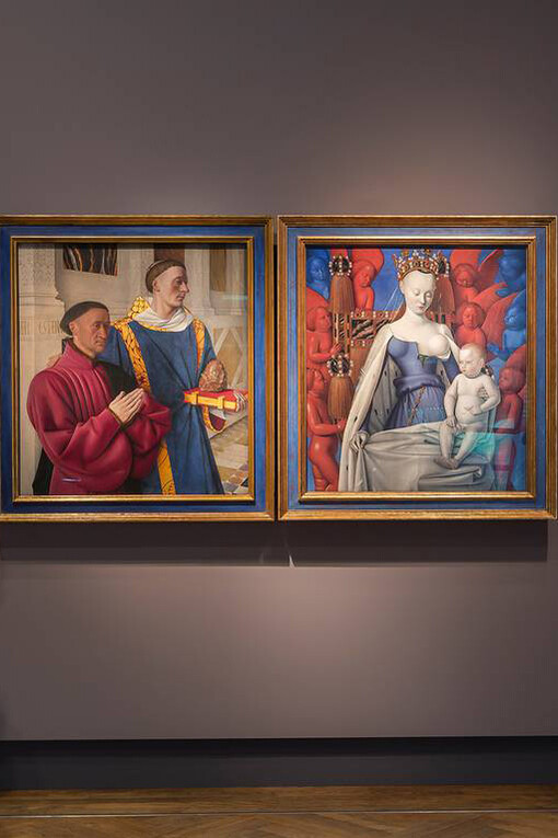 Jean Fouquet. The Melun Diptych. Courtesy of Gemäldegalerie