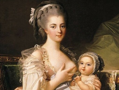 «La joven madre» (c.1770-80), Jean Laurent Mosnier (1743-1808)