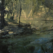 One River, One Creek. Courtesy of Oliver Sears Gallery