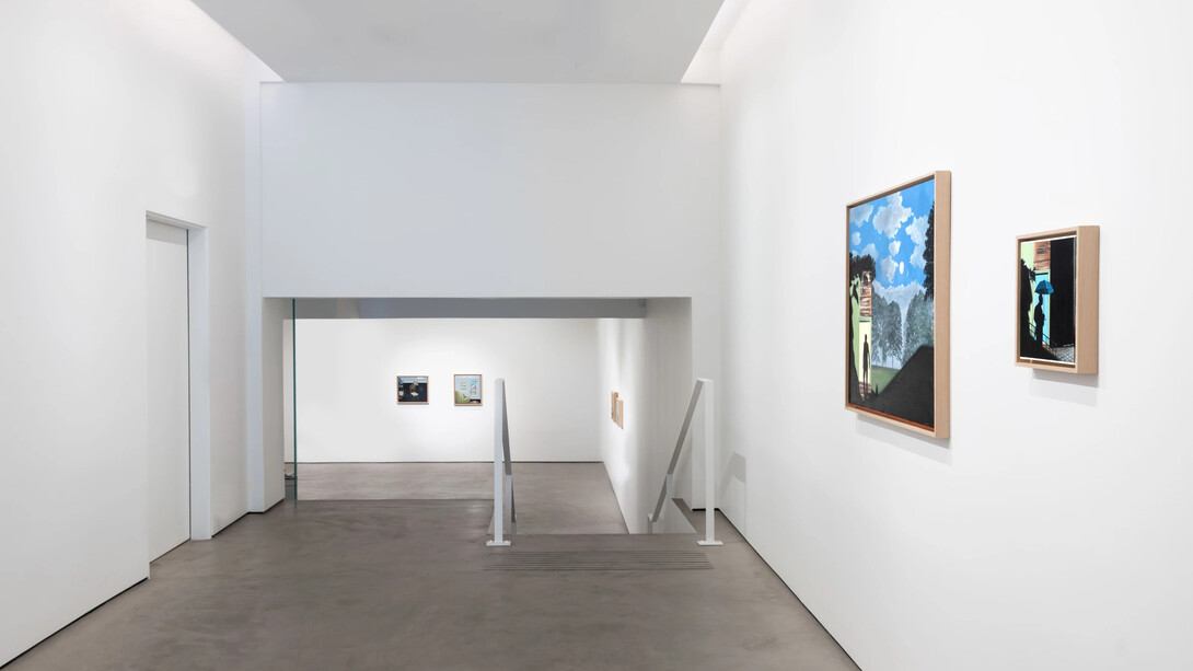 Ian Mwesiga, Au service des rêves (In the service of dreams), vue d’exposition. Avec l’aimable autorisation de la Galerie Mariane Ibrahim