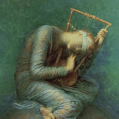 «Esperanza», George Frederic Watts (primera versión)