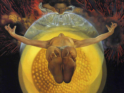 La ascensión de Cristo, Salvador Dalí