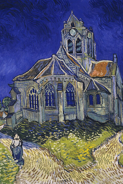 The Church at Auvers, Vincent van Gogh  (1853–1890)