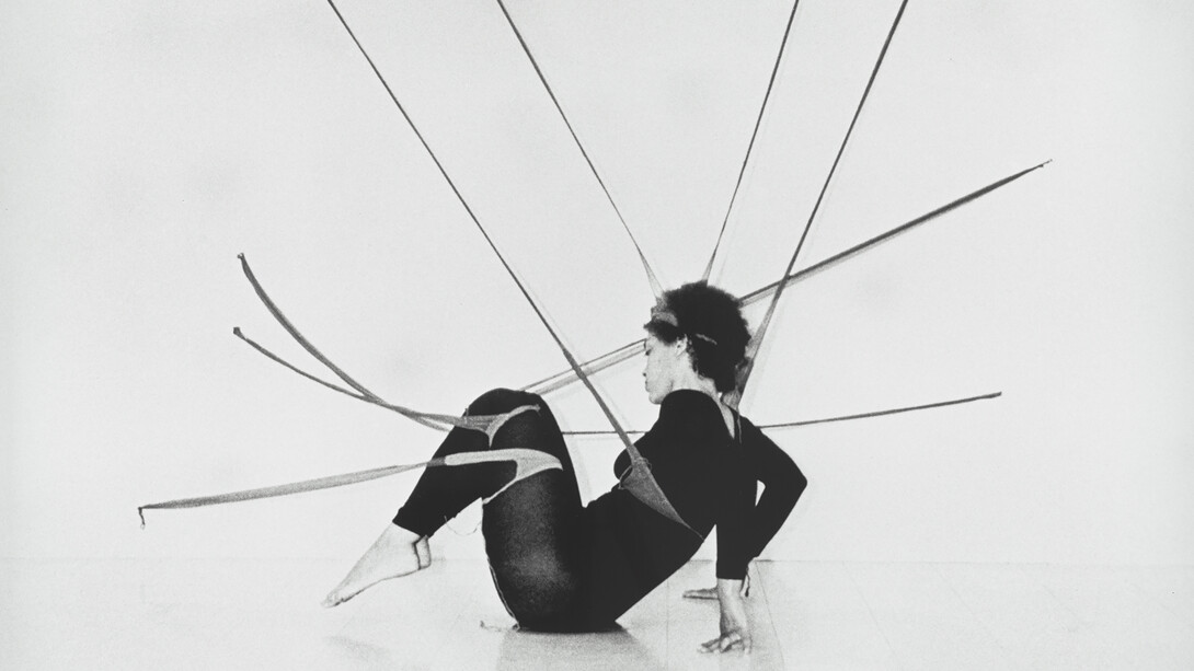 Senga Nengudi, Performance piece (detail), 1977. Courtesy of Sprüth Magers and Thomas Erben Gallery, New York. Photo by Harmon Outlaw