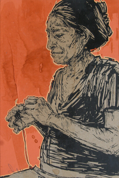 Swoon, Hua Hua, 2014. Courtesy of Anita Shapolsky Gallery 