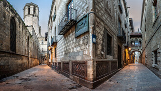 Barrio Gótico de Barcelona, España