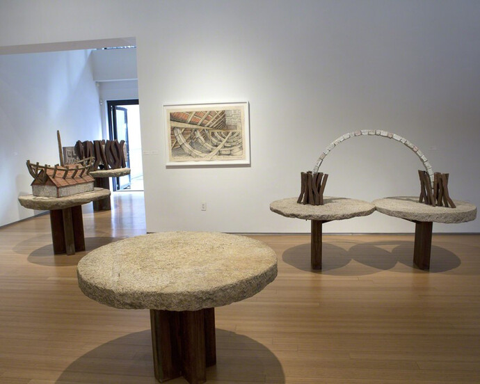 Ilan Averbuch, Exhibition view. Courtesy of Nancy Hoffman Gallery