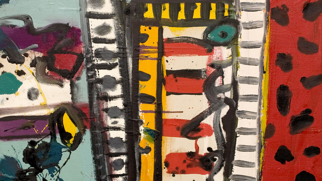 Alan Davie, Sea Gate, 1960, Towner, Collection Store, 8r front