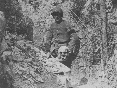 Ritrovamento di uno scheletro