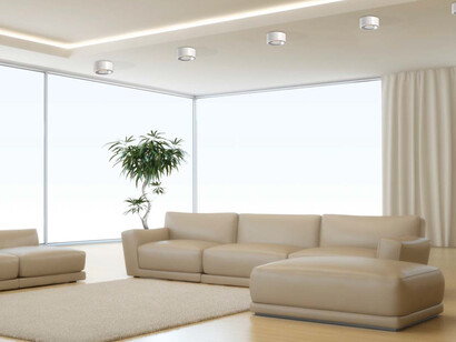 Bombillas LED para iluminar el salón de una casa