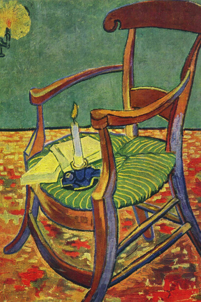 Una poltrona è davvero un arredo magnifico (Vincent van Gogh, La sedia di Gauguin)