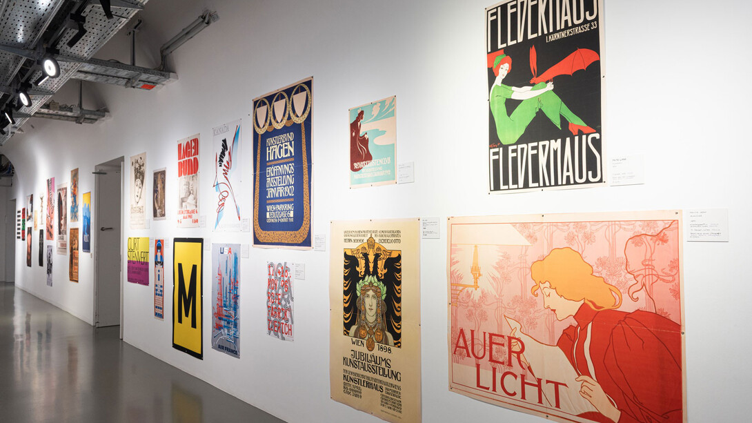 Typomania. Curator’s choice by Kathrin Pokorny-Nagel, ausstellungsansicht. Mit freundlicher genehmigung des Museum für angewandte Kunst