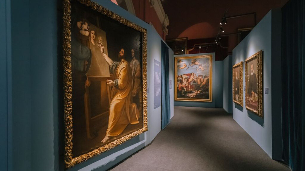 Sorelle arti. Pittura scultura architettura dall’Accademia di San Luca, veduta della mostra. Per gentile concessione di Palazzo dei Priori