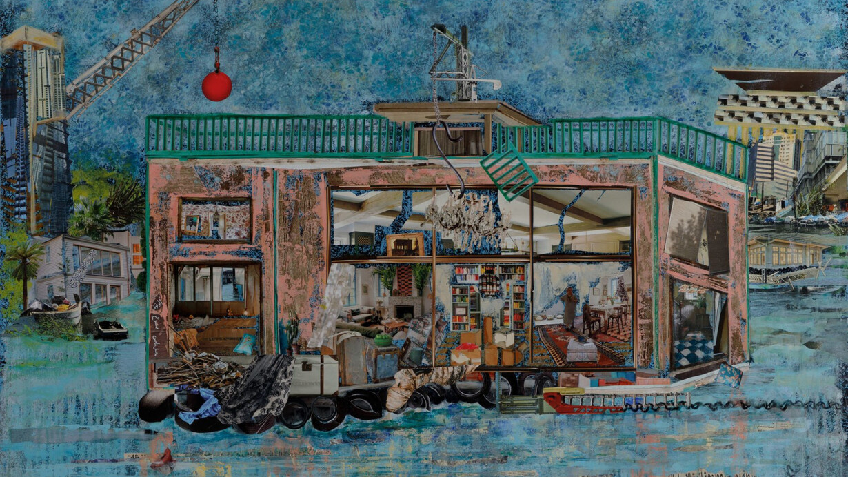 Parinaz Eleish Gharagozlou, The red wrecking ball, 2023. Courtesy of Leila Heller Gallery 