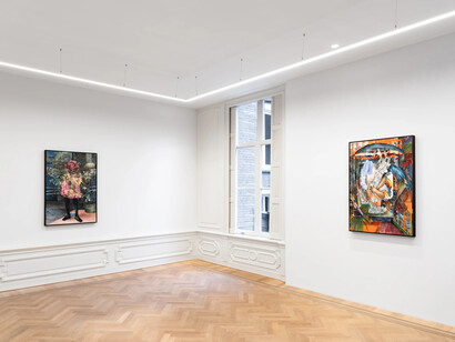 Tjebbe Beekman, exhibition view. Courtesy of Grimm