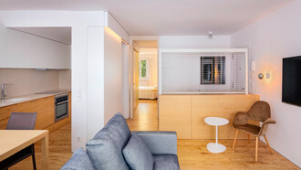 Apartamento PQ: vista general del apartamento. Foto de David Cardelús