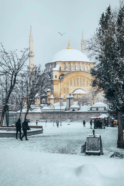 Nuruosmaniye Mosque in Istanbul, Turkiye