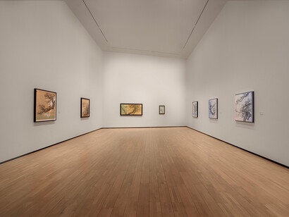Wan Heng, To see mountains as mountains, exhibition view. Courtesy of Long Museum