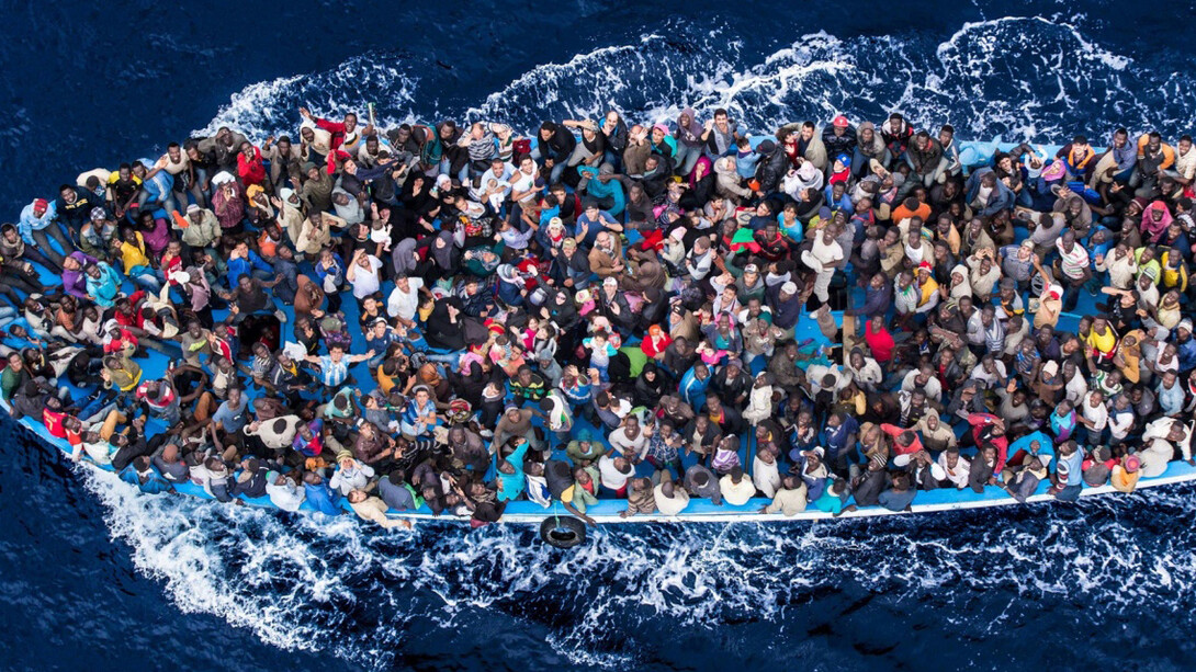 Immigrants in the Mediterranean Sea