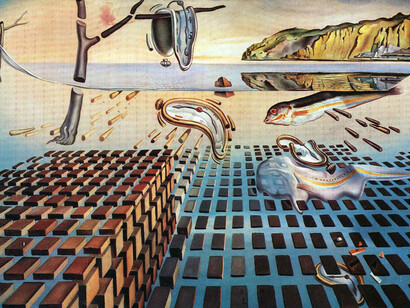 Salvador Dalí, "The Disintegration of the Persistence of Memory"
