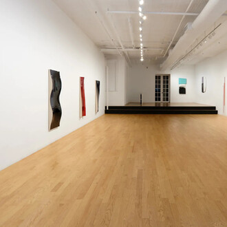 Justin Adian, Russell Maltz and Vincent Szarek, exhibition view. Courtesy of Chart