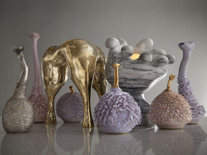 Work by the Haas Brothers, 2014. Photograph by Joe Kramm/R & Company.